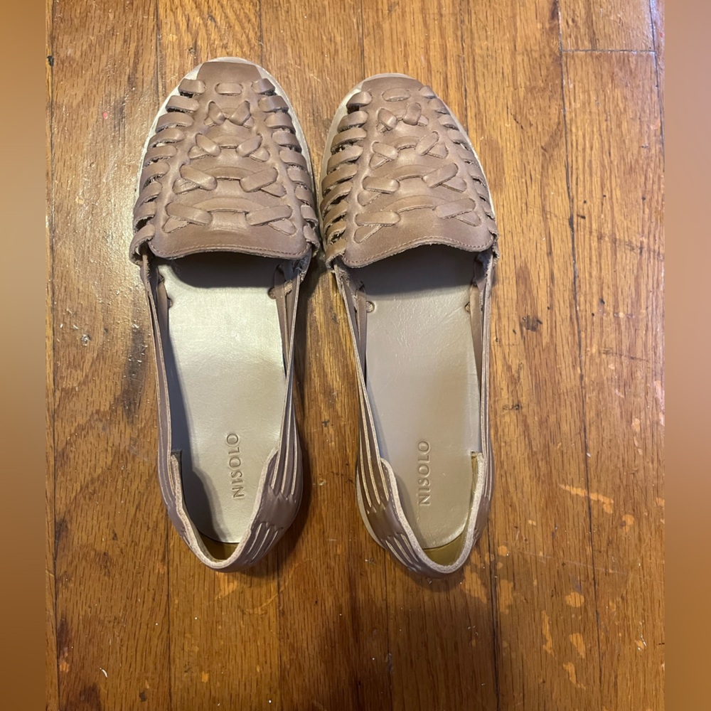 Nisolo Women's Huarache Sandal Almond